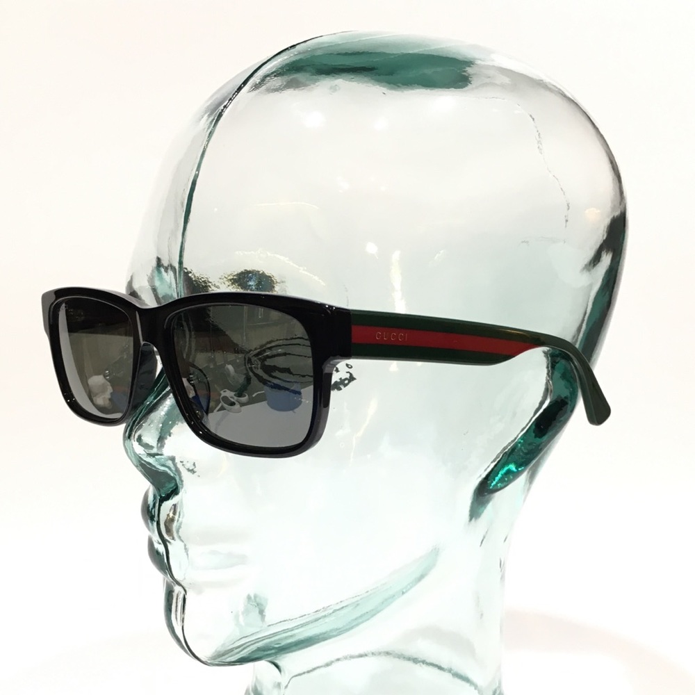 Gucci GG0340S Signature Web Square Sunglasses -New
